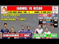 Jadwal 16 Besar Syed Modi India 2025 Hari Ini ~ DEJAN/BERNADINE vs INDIA ~ 3 WAKIL INDONESIA