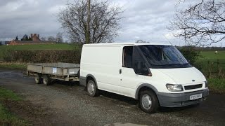 First Time With The Ford Transit And My Ifor Willams Trailer. First Time With The Ford Transit And My Ifor Willams Trailer.