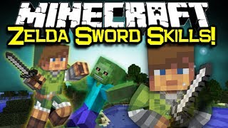 Minecraft ZELDA SWORD SKILLS MOD Spotlight! - Moves Like Link! (Minecraft Mod Showcase) screenshot 2