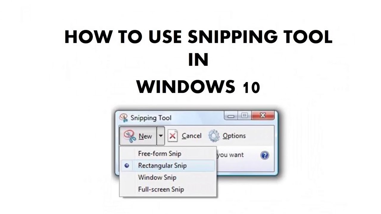 How To Use The Snipping Tool In Windows To Take ...