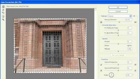 2.8 Correcting Image Distortion: Adobe Photoshop CS4 video