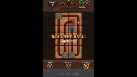 Roll The Ball Slide Puzzle 2 - Time Basic J Level 9 Walkthrough