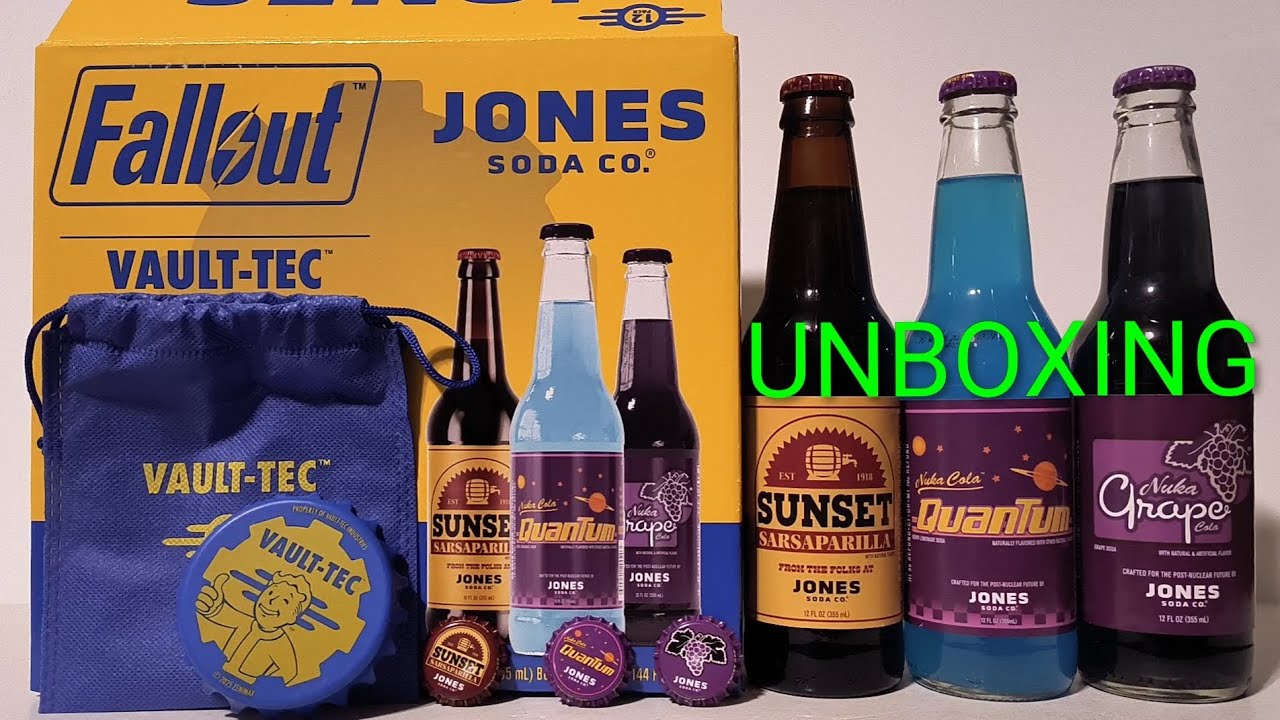 Jones Soda Fallout Vault-Tec Supply Pack 12 pack Costco Exclusive Unboxing