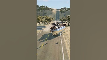 Realistic Highway Car Crashes #98