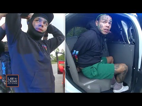 Bodycam Shows Rapper Tekashi 6ix9ine Being Arrested for Missing Court Date in Speeding Case