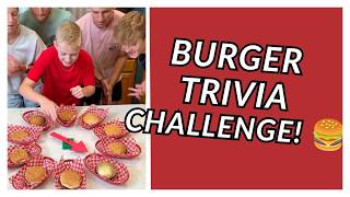 Impossible Burger Trivia Game! #partytime #partygames #family
