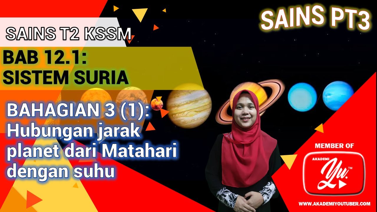 Sains Tingkatan 2 Bab 12 Sistem Suria SAINS TINGKATAN 2 | BAB 12 SISTEM SURIA | HUBUNGAN SUHU PLANET DENGAN