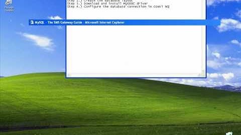 How to send SMS from MySQL