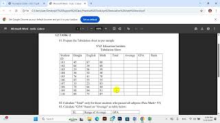 NSDA IT Support Service Level 3 | Bangla Excel Tabulation Sheet Practical | GPA, Rank & IF Formula