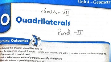 Class 8 Math | Chapter Quadrilaterals Part 2 | mkd agrim academy