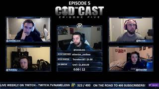 THE CODCAST #5 WITH NAMELESS, MAVEN, MERK, CLAYSTER AND TOMMEY