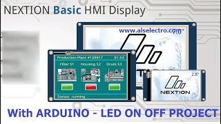 NEXTION HMI DISPLAY WITH ARDUINO -Getting Started with LED ON/OFF