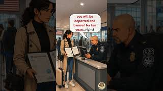 US Airport Immigration Questions ✈️🛂 Real English  #englishconversation #immigration