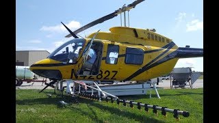 A Ride Along In A Crop Duster Ag Helicopter Applicator