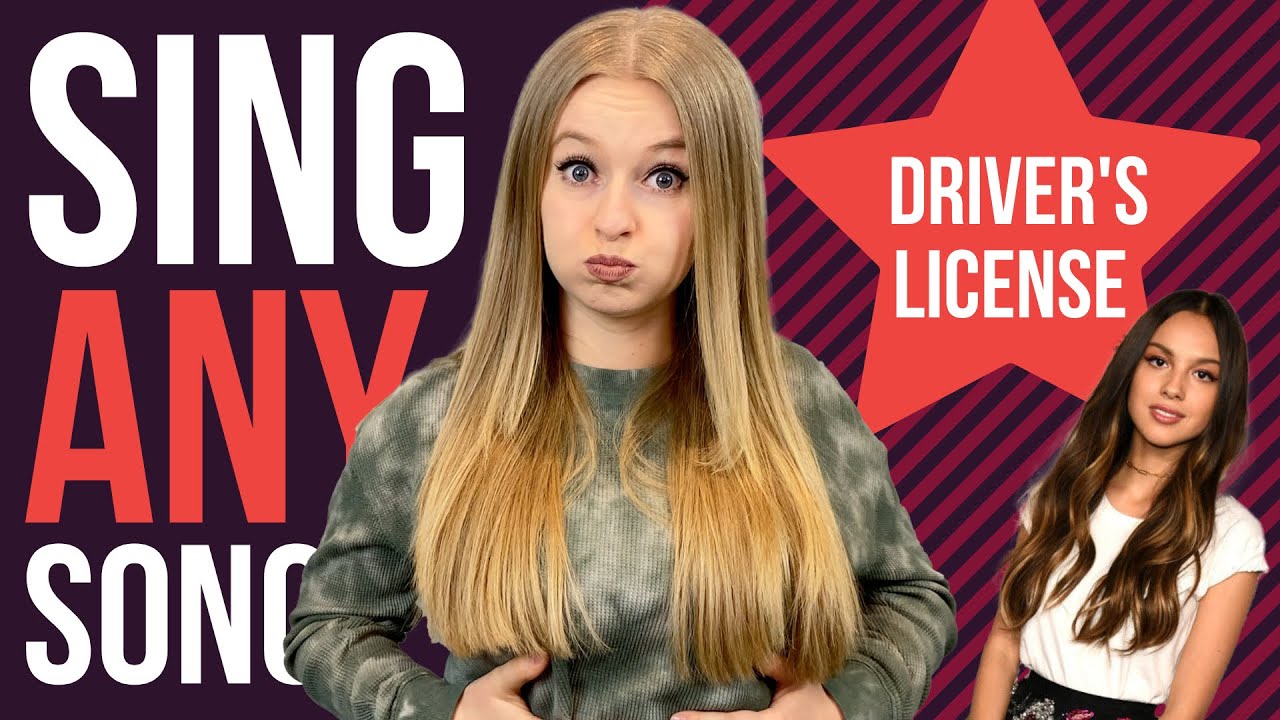 How To Sing Drivers License by Olivia Rodrigo - YouTube