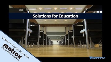 Matrox Monarch Encoders for Schools and Universities