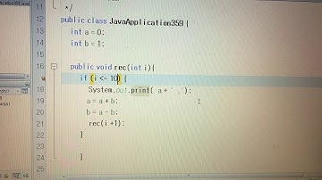Java netbeans fibonacci #15