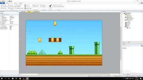 วิธีทำ เลื่อนฉาก Construct 2