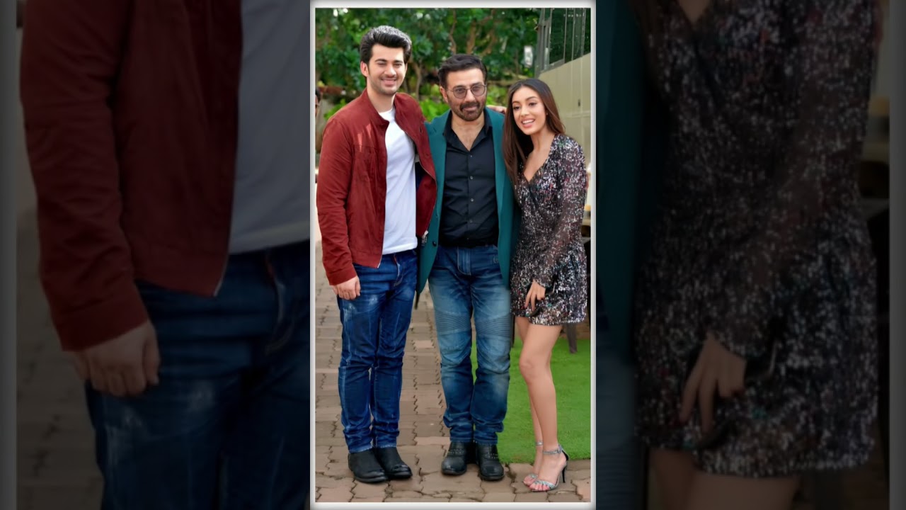 💯 Sunny Deol with his Son Karan Deol ♥️