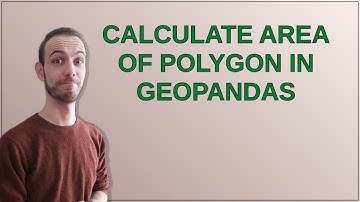 Calculate Area of Polygon in Geopandas