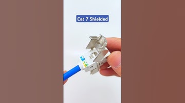 How to Cat7 Cat6a Shielded Toolless ethernet Keystone Jack For with ethernet cable  #diy #cabling