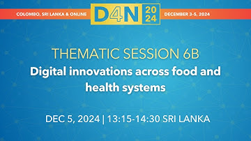 D4N Conference | December 5 | Learning session 6B