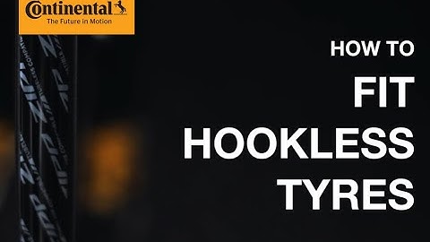 How to fit hookless tyres