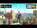 Top 10 best high graphics spiderman android game under 100 mb 2022    offline  online 