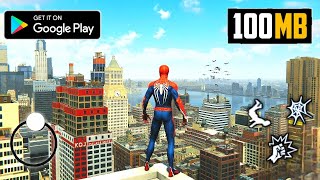 Top 10 Best High Graphics Spiderman Android Game Under 100 MB (2022 ) || ( Offline / Online ) screenshot 5