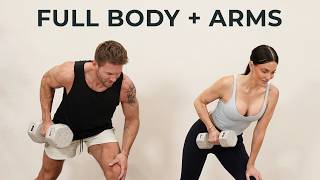 40 MIN FULL BODY Dumbbell Workout | Strength + Arms screenshot 2