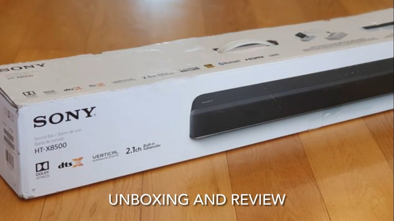 Sony HT-X8500 2.1 Soundbar Unboxing and Review. - YouTube