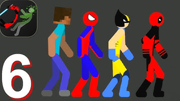 Stickman Backflip Killer 3 | Buying All Costumes Skins Walkthrough Part 6 - (Android Gameplay)