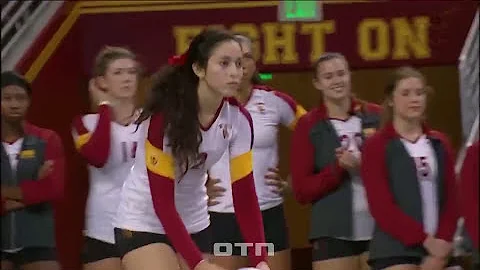 #tb Samantha Bricio (USC) vs BYU 131213