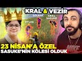 1 GÜNLÜĞÜNE SASUKE'NİN KÖLESİ OLDUK!! 😂 (KRAL & VEZİR) | PUBG MOBILE