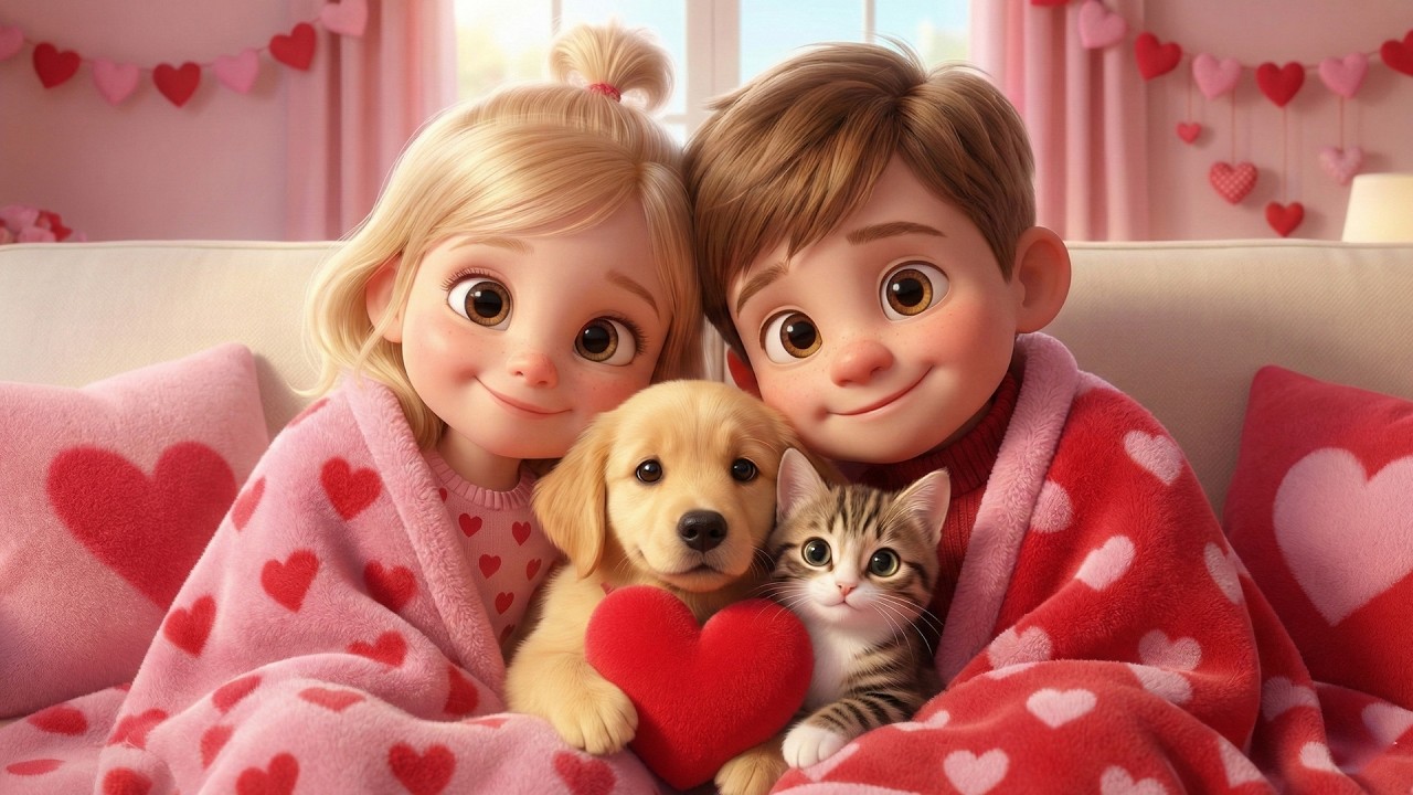 🎵 Piosenka na WALENTYNKI 💗 Walentynkowa piosenka dla dzieci na DZIEŃ ZAKOCHANYCH