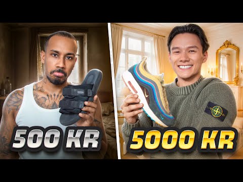 500 Kr Vs 5.000 Kr Genbrugstøj Challenge!