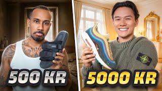 500 Kr Vs 5.000 Kr Genbrugstøj Challenge!