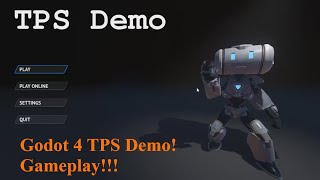 Playing with the TPS Demo of Godot Engine 4.3