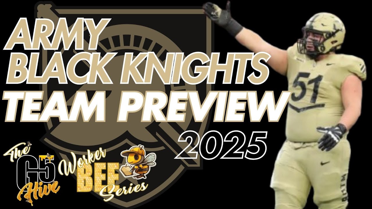 Army Black Knights 2025 Football Team Preview - Worker Bee Series - YouTube