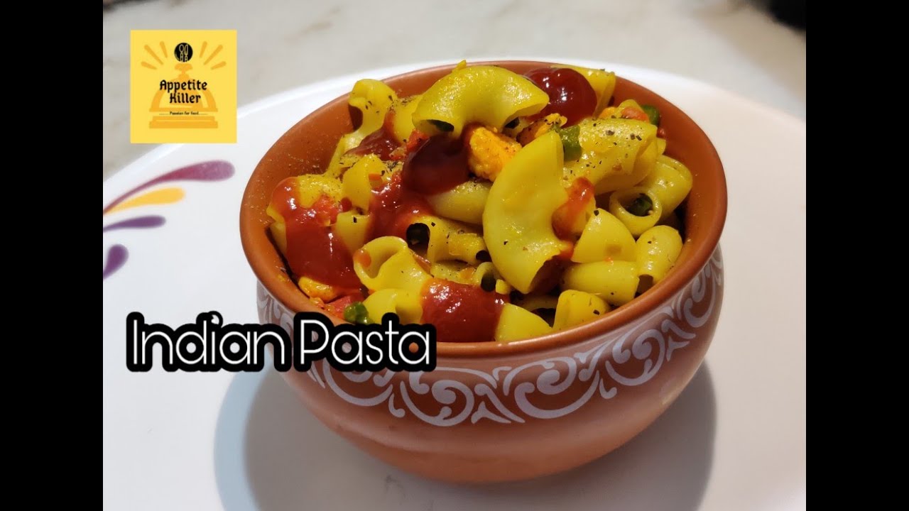 Indian Style Pasta Recipe Quick & Easy Masala Macaroni Spicy Egg Pasta Healthy Vegetable