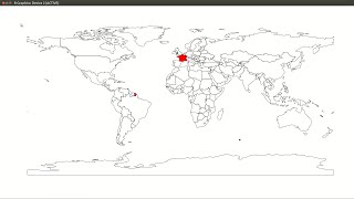 How to plot maps with colored countries