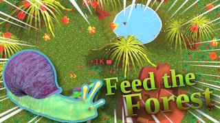 This incremental game lets you play as a SNAIL!? | Feed the Forest (Demo)