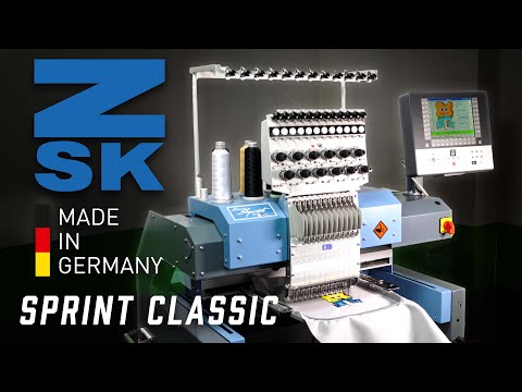 Introducing ZSK Sprint Classic Embroidery Machine