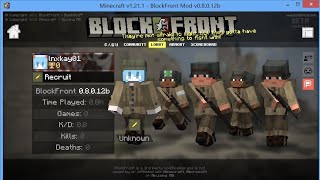 Minecraft WW2 Mod - BLOCKFRONT Gameplay | 6-28-2026