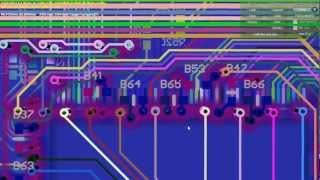 ZofzPCB 3D Gerber Viewer - load demo and navigate