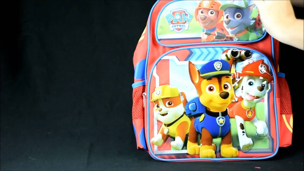 nickelodeon paw patrol backpack