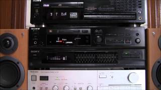 Cd player SONY CDP 991 - minidisc SONY MDS302 - equalizer SEQ 300 speakers AIWA
