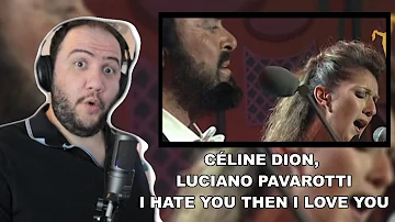 Céline Dion, Luciano Pavarotti - I Hate You Then I Love You (Live) - TEACHER PAUL REACTS
