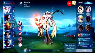 [ Pharsa New Skin Challenge ] Livestream MLBB_With Free Download clean mix
