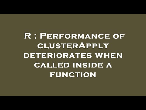 R : Performance